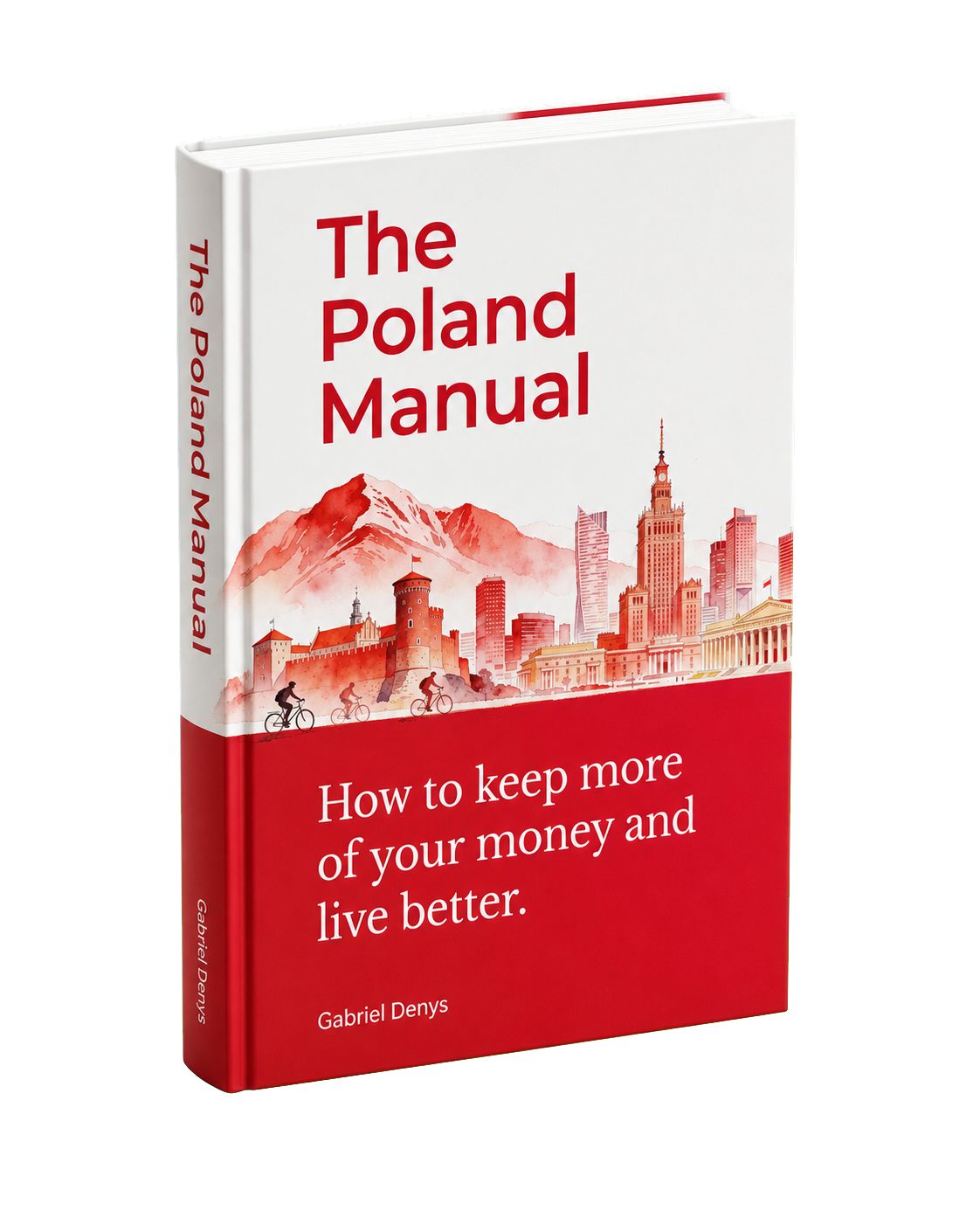Realistic 3D render of The Poland Manual book